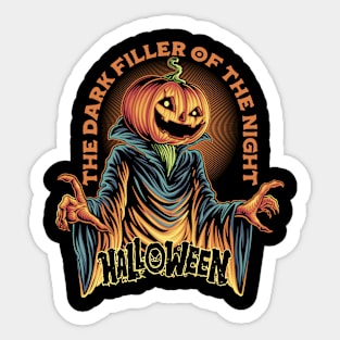 Halloween Scary Pumkin Sticker